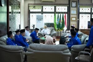 Wabup Banyuasin Netta Indian menerima audiensi APRI Cabang Kabupaten Banyuasin di Pangkalan Balai