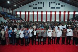 Suasana Deklarasi Indonesia Bersinar di Lahat yang dihadiri Wabup Banyuasin Netta Indian bersama peserta
