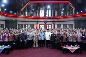 Foto bersama peserta launching dan sosialisasi Si Mata (Sistem Informasi Manajemen Talenta) di Pemkab Banyuasin