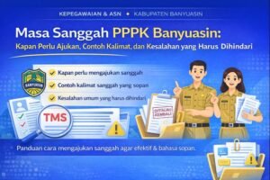 Ilustrasi masa sanggah PPPK Banyuasin: kapan mengajukan, contoh kalimat sopan, dan kesalahan yang harus dihindari