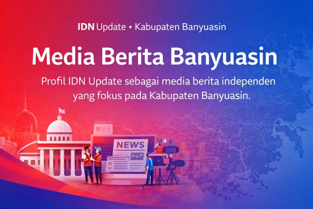 Media Berita Banyuasin” untuk halaman profil IDN Update di Kabupaten Banyuasin.