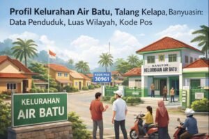 Ilustrasi kantor Kelurahan Air Batu di Kecamatan Talang Kelapa, Kabupaten Banyuasin (kode pos 30961)