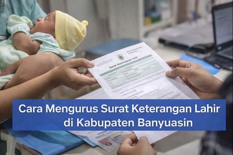 Pengurusan Surat Keterangan Lahir bayi di Kabupaten Banyuasin untuk syarat Akta Kelahiran dan update KK