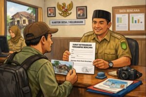 Surat Keterangan Terdampak Bencana di Banyuasin untuk verifikasi bantuan darurat dan pendataan