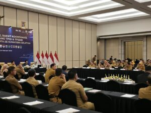 Suasana capacity building TPID se-Sumsel yang diikuti perwakilan Pemkab Banyuasin di Hotel Wyndham