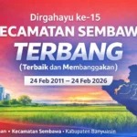 Dirgahayu ke-15 Kecamatan Sembawa, Usung Semangat “TERBANG” Terbaik dan Membanggakan