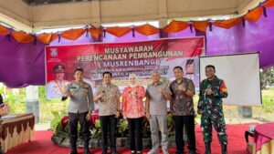 Wakil Bupati Banyuasin Netta Indian menghadiri Musrenbang Kecamatan Air Kumbang 2026 di Aula Kecamatan Air Kumbang, 5 Februari 2026