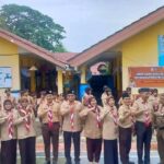 Talang Kelapa Berangkatkan 42 Peserta Jambore Cabang V Banyuasin 2026, Dilepas Camat Salinan