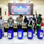 Pemusnahan 21,9 Kg Sabu di Banyuasin, Kapolres: Selamatkan 102 Ribu Jiwa