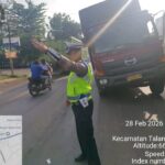 Truk Tronton Mogok di Jalintim KM 17 Banyuasin, Polisi Terapkan Rekayasa Lalu Lintas