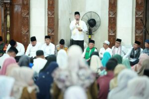 Sambutan pada pembukaan Safari Ramadhan Pemkab Banyuasin di Masjid Agung Al-Amir, Pangkalan Balai