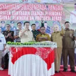 Tasyakuran Swasembada Pangan di Pangkalan Balai, Pemkab Banyuasin Tegaskan Komitmen Jaga Lahan Sawah