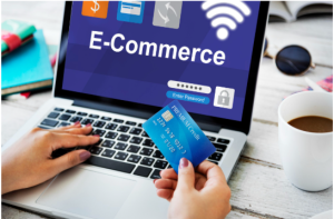 Ilustrasi transaksi e-commerce untuk pengadaan bisnis melalui marketplace B2B.