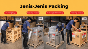 Jenis-jenis packing barang yang digunakan Klik Logistics untuk pengiriman cargo Jakarta Samarinda